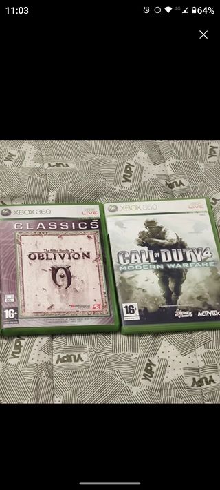 Pack o por separado juegos Xbox 360