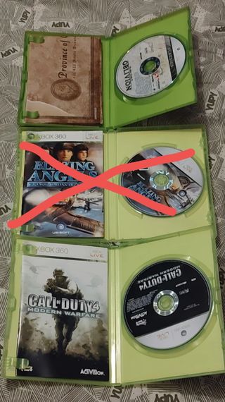 Pack o por separado juegos Xbox 360