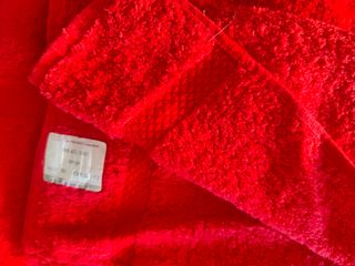 Set asciugamani rossi Natale 
