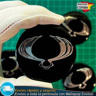 X4 Emblemas SsangYong 56mm Pegatinas Tapacubos