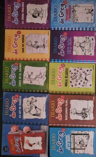 Lote 10 libros Diario de Greg