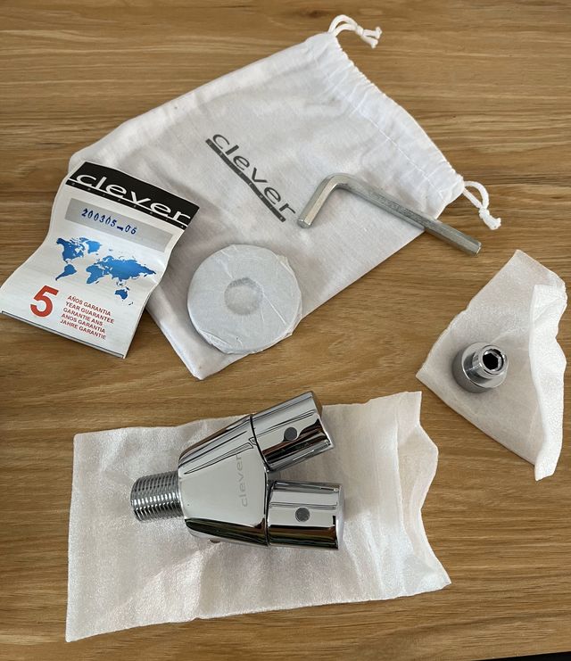 Clever Grifería Válvula ducha higiénica y cisterna