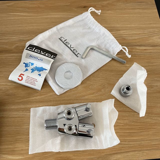 Clever Grifería Válvula ducha higiénica y cisterna