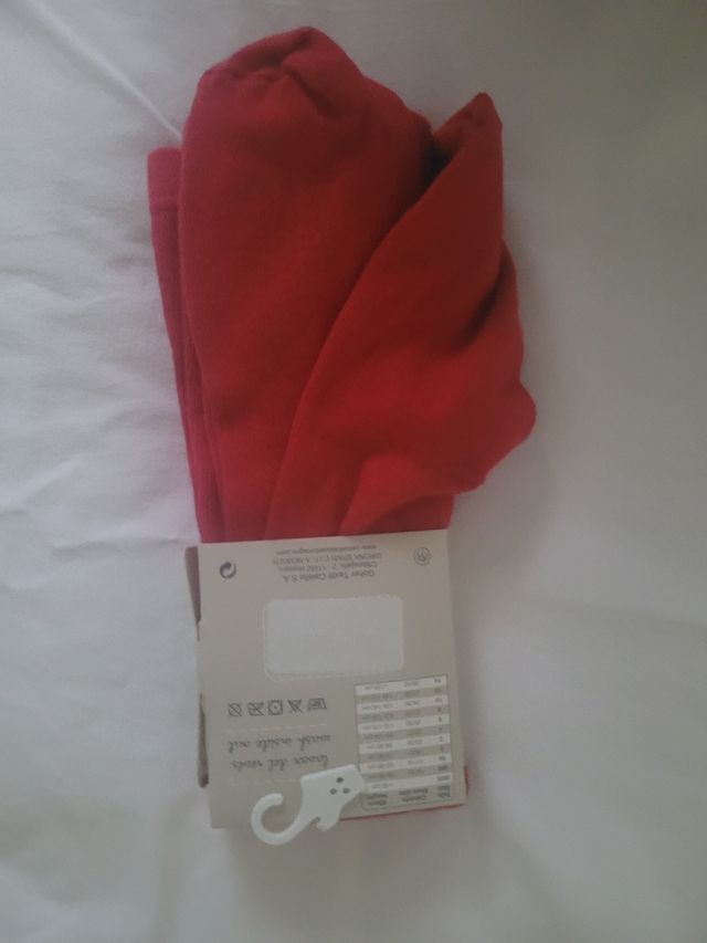 Leotardos rojos sin estrenar talla 14