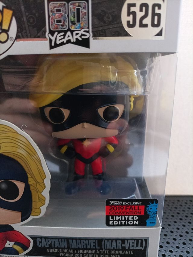 Funko Pop Capitán Marvel