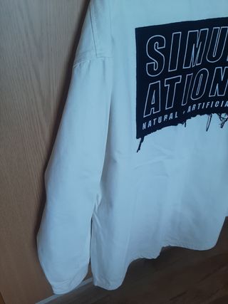 Chaqueta vaquera blanca
