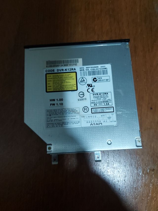 Disquetera interna dvd