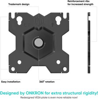 ONKRON D208E Supporto Doppio per 2 Monitor 13-34"