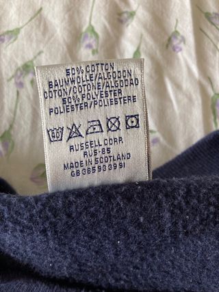 Felpa uomo blu