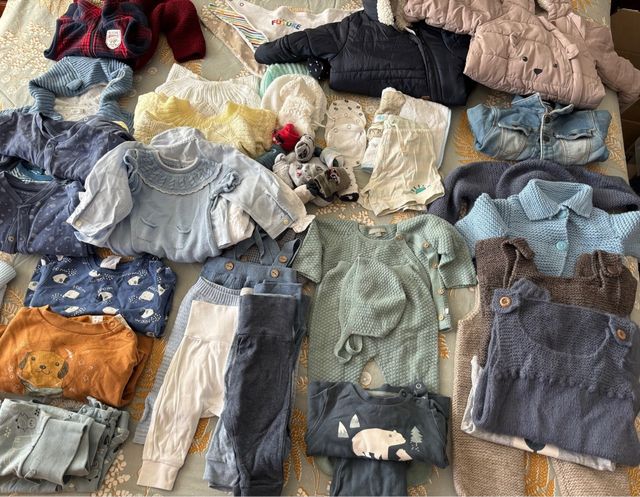 Lote ropa recien nacido 0-9 meses INTACTA