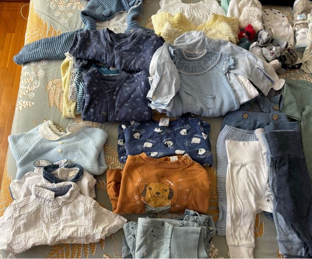 Lote ropa recien nacido 0-9 meses INTACTA