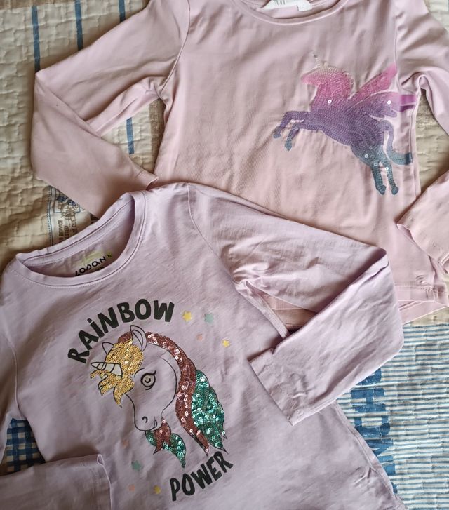 Due t-shirt bimba 4-6 anni