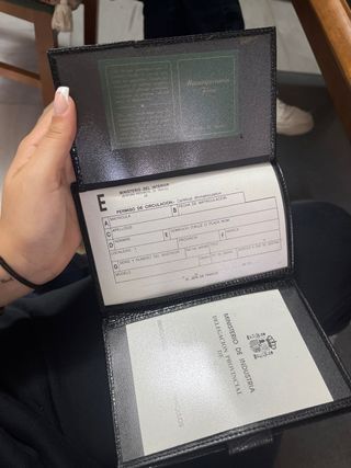 billetero, porta documentos