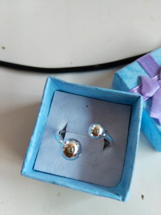 Anillo de plata ajustable 
