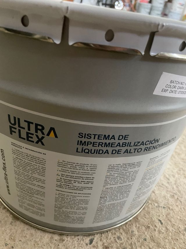 Impermeabilizacion ULTRA FLEX  cubo de 15kg