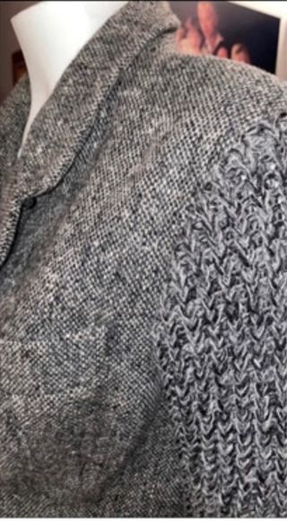 Giacca con maniche in lana