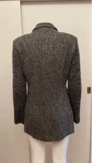 Giacca con maniche in lana