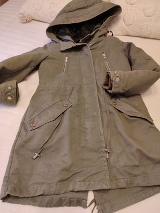 Vendo parka forrada con borreguito 
