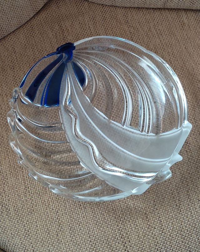 Centro de mesa de cristal de murano.Vintage.