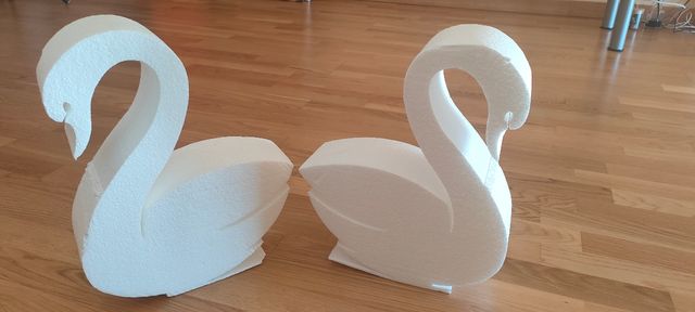 2 Cisnes detalles decoración