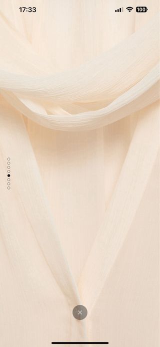 Camisa NUEVA MANGO lazo cuello (PVO 40€)