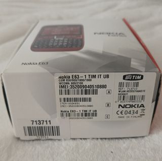 Telefono NoKia E63