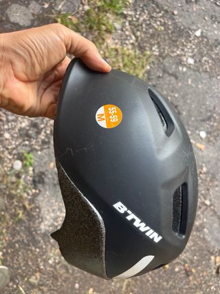 Casco da ciclista decathlon