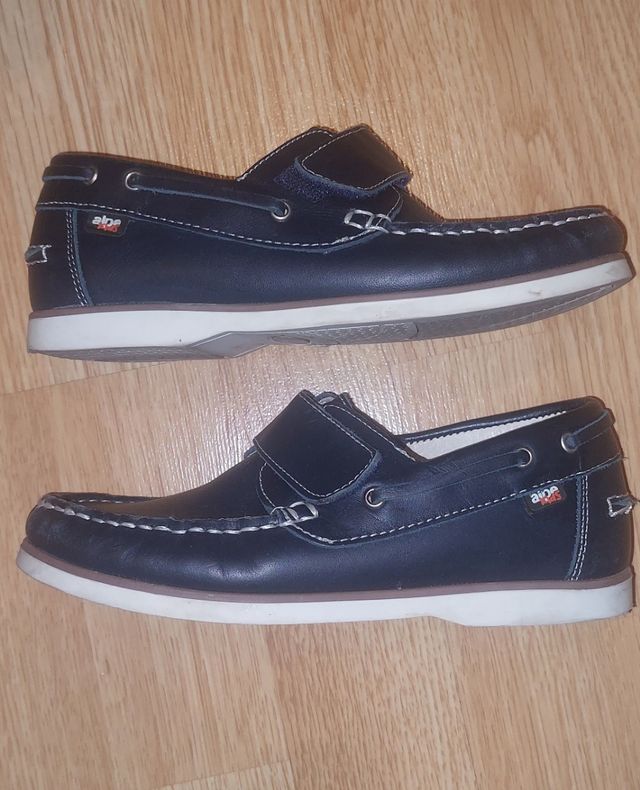 Mocasines azules niño talla 30