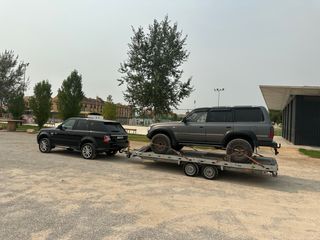 Transporte de caravanas, coches, furgonetas, grua