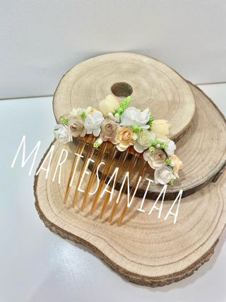 Peineta de flores huertana (VENDIDA)