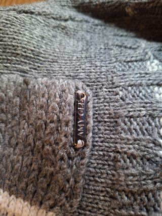 Miniabito donna senza maniche in maglia