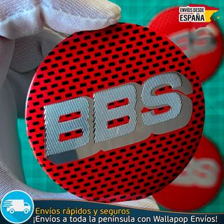 X4 Emblemas BBS 60mm Pegatinas Tapacubos Llantas