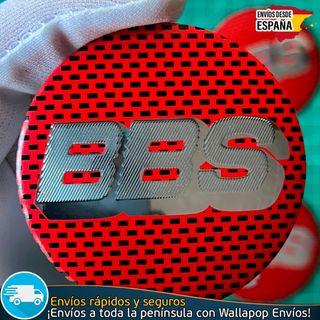 X4 Emblemas BBS 60mm Pegatinas Tapacubos Llantas