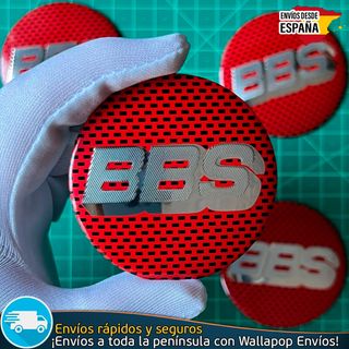 X4 Emblemas BBS 60mm Pegatinas Tapacubos Llantas