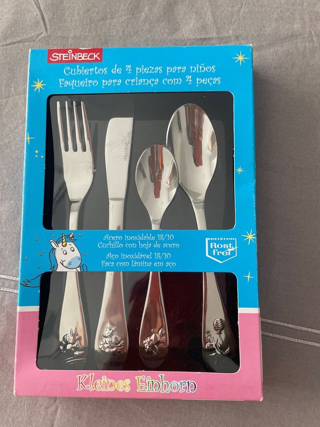 Cuberteria bebe sin estrenar