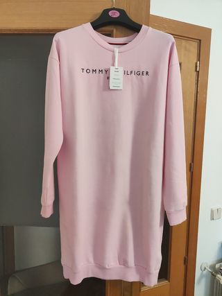 Vestido Tommy Hilfiger rosa TALLA 16 / S
