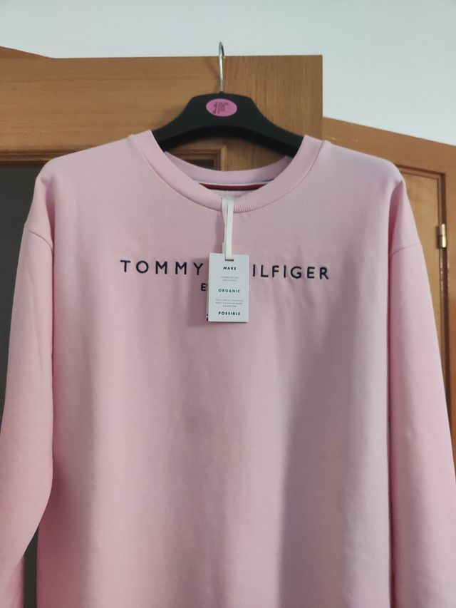 Vestido Tommy Hilfiger rosa TALLA 16 / S