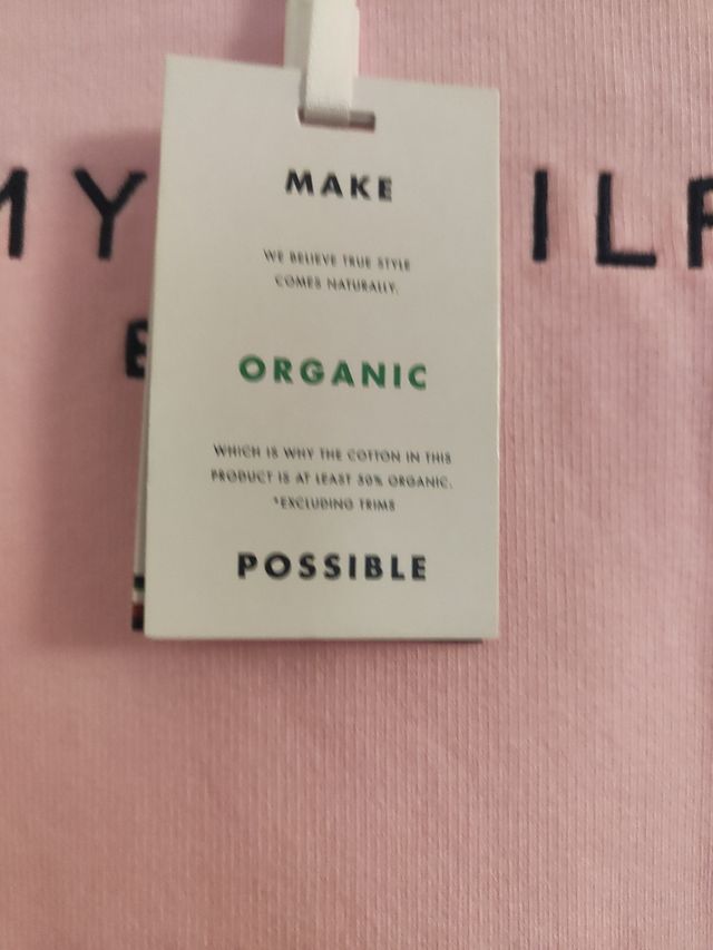 Vestido Tommy Hilfiger rosa TALLA 16 / S