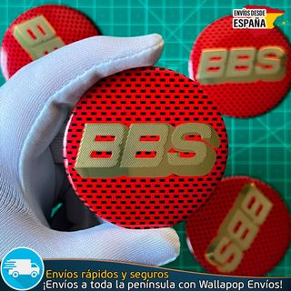 X4 Emblemas BBS 60mm Pegatinas Tapacubos Llantas