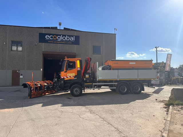 RENAULT K460 6X6 ***QUITANIEVES+GRUA***