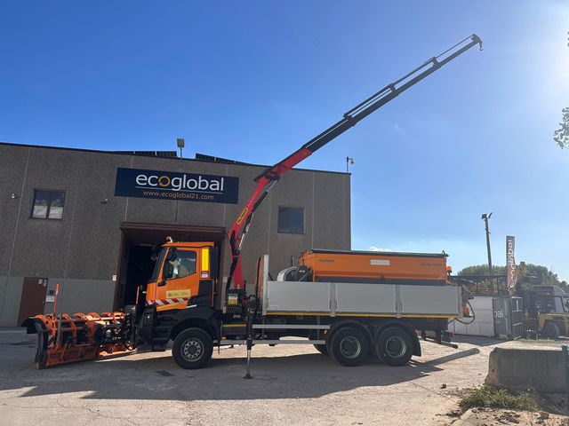 RENAULT K460 6X6 ***QUITANIEVES+GRUA***