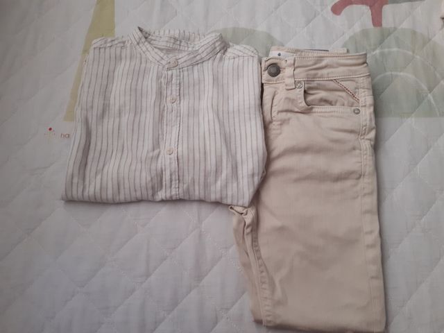 Pantalòn + Camisa 7/8 años