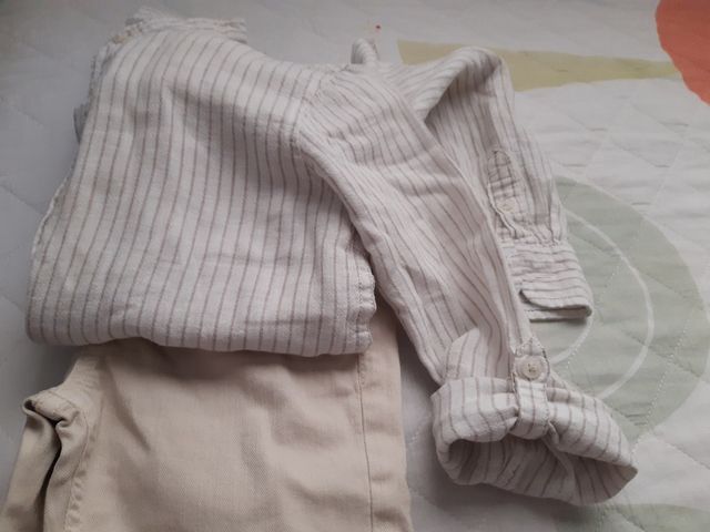 Pantalòn + Camisa 7/8 años