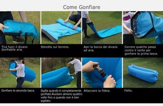 Divano gonfiabile ad aria Viola