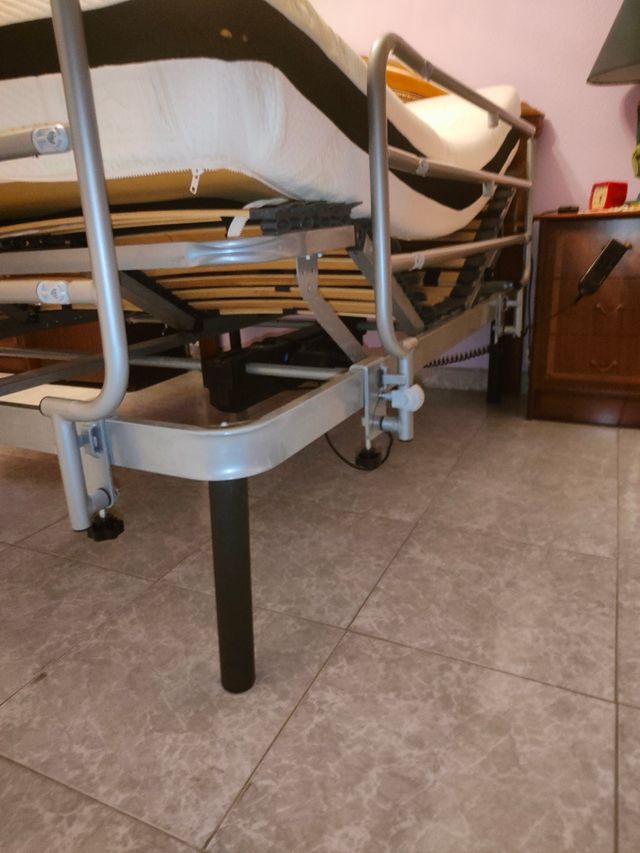 Cama matrimonio articulada motor (135x190)