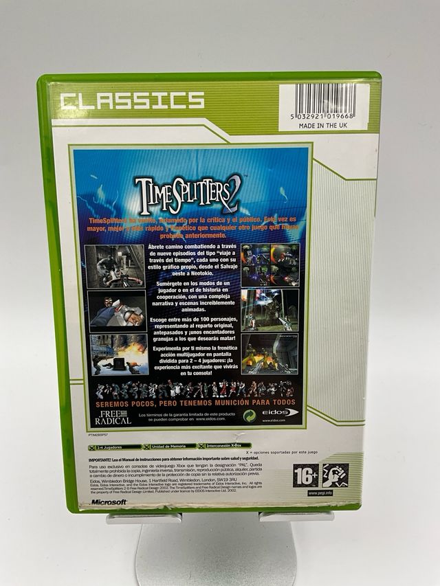 TIMESPLITTERS 2 PARA XBOX CLASICA