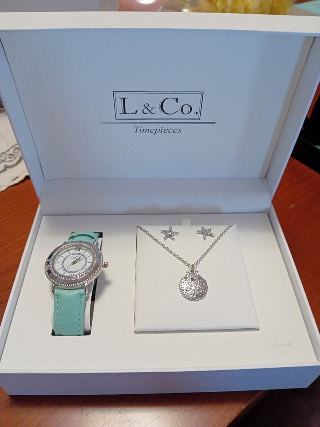 L & CO OROLOGIO E COLLANA