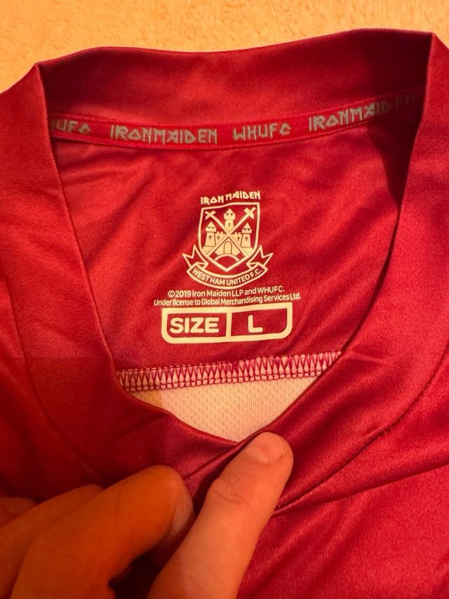 Camiseta West Ham x Iron Maiden