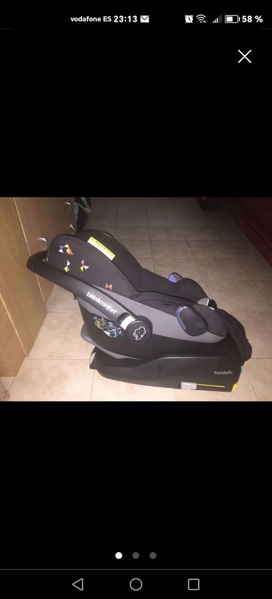 Silla con isofix bebé