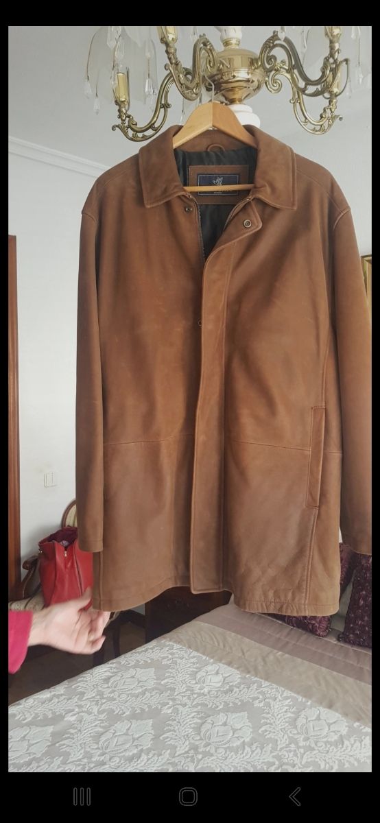 Chaquetón piel para hombre